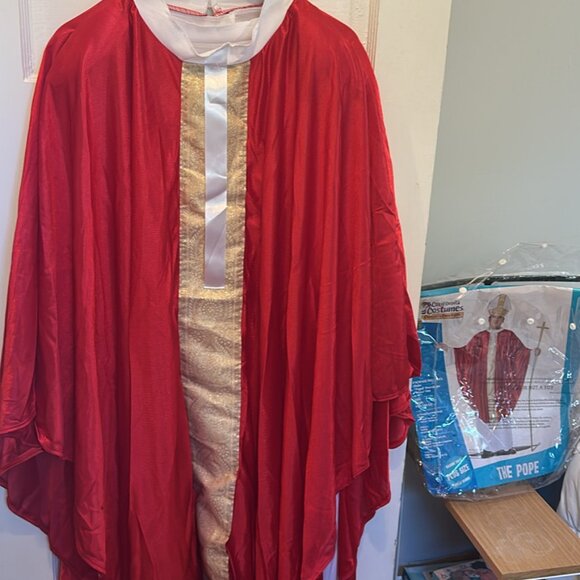 The Pope/Priest/Religious Figure Costume,   Adult 48-52 NEW - Picture 6 of 8
